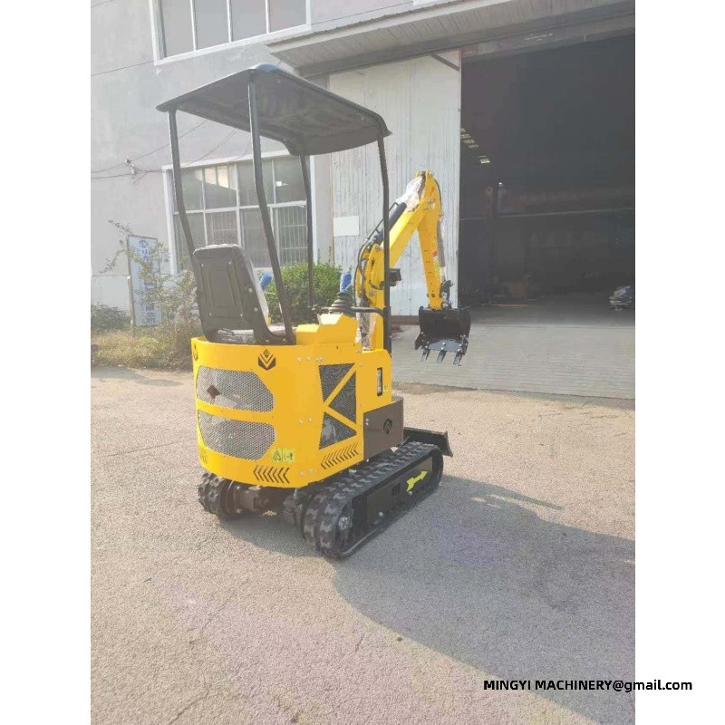 The 12-model mini excavator was the first to arrive.