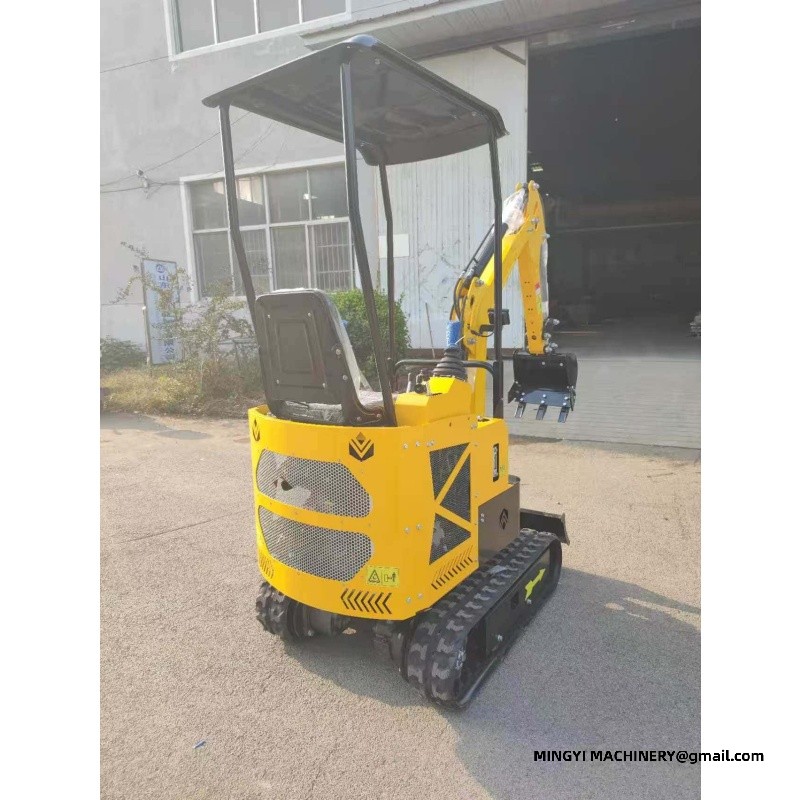 The 12-model mini excavator was the first to arrive.