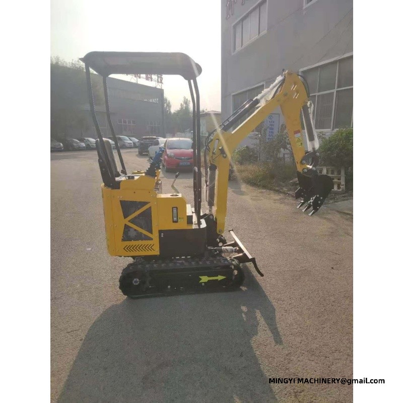 The 12-model mini excavator was the first to arrive.