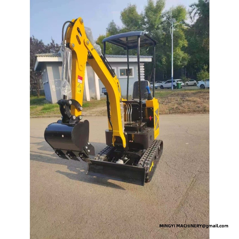 The 12-model mini excavator was the first to arrive.
