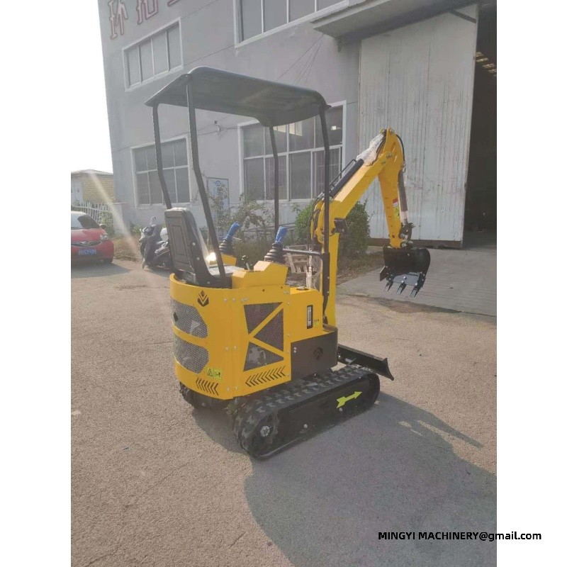 The 12-model mini excavator was the first to arrive.