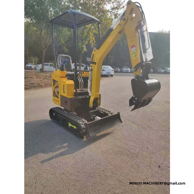 The 12-model mini excavator was the first to arrive.