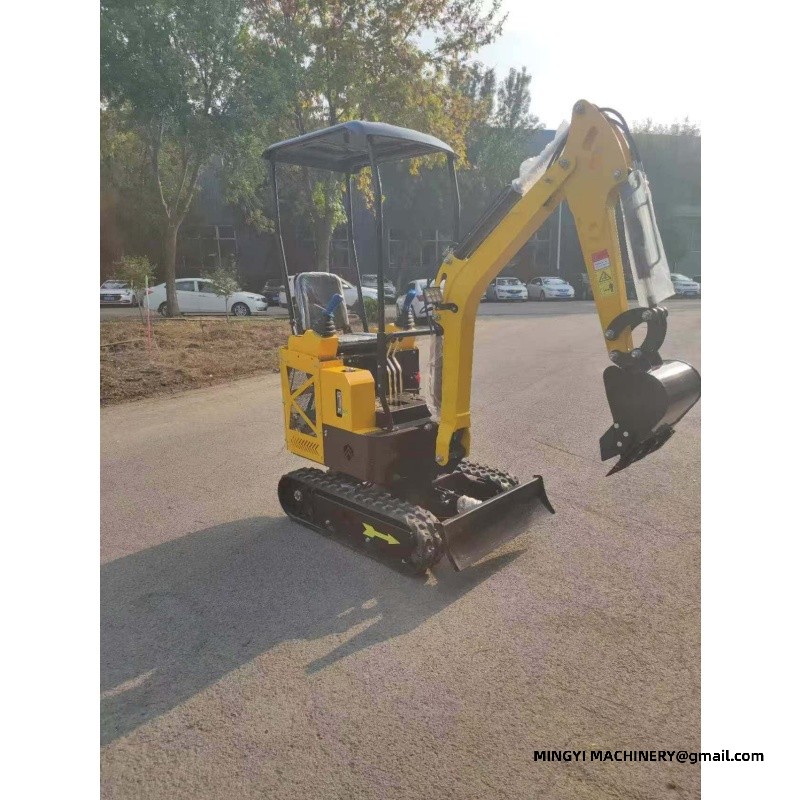 The 12-model mini excavator was the first to arrive.