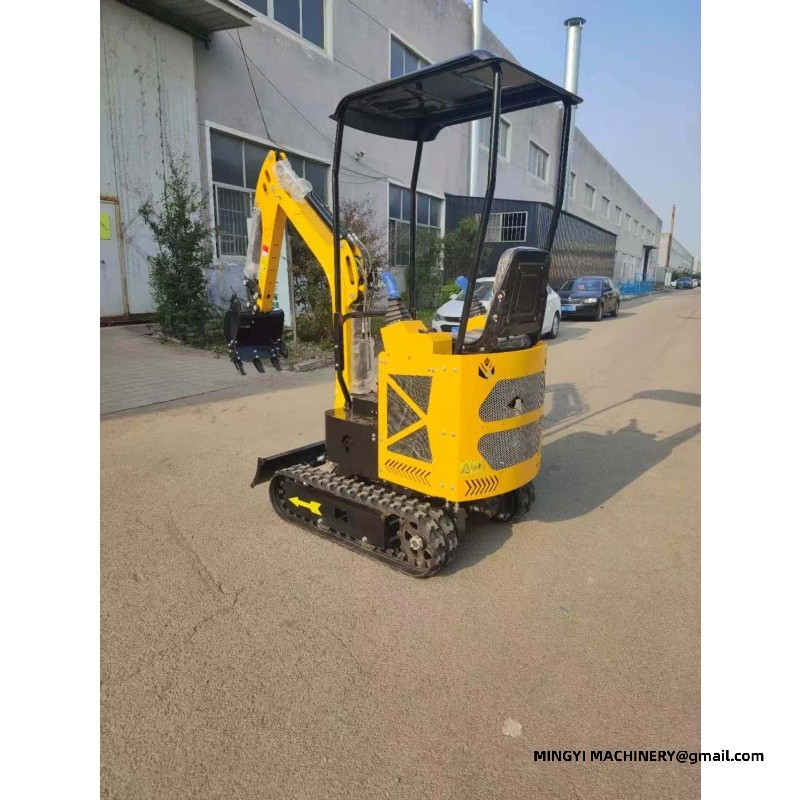 The 12-model mini excavator was the first to arrive.