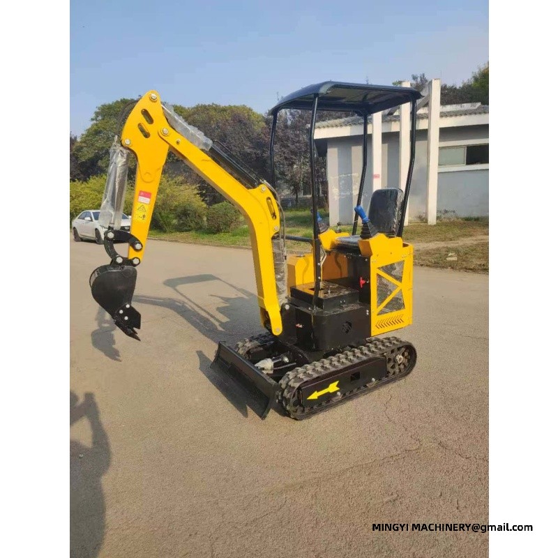 The 12-model mini excavator was the first to arrive.The 12-model mini excavator was the first to arrive.