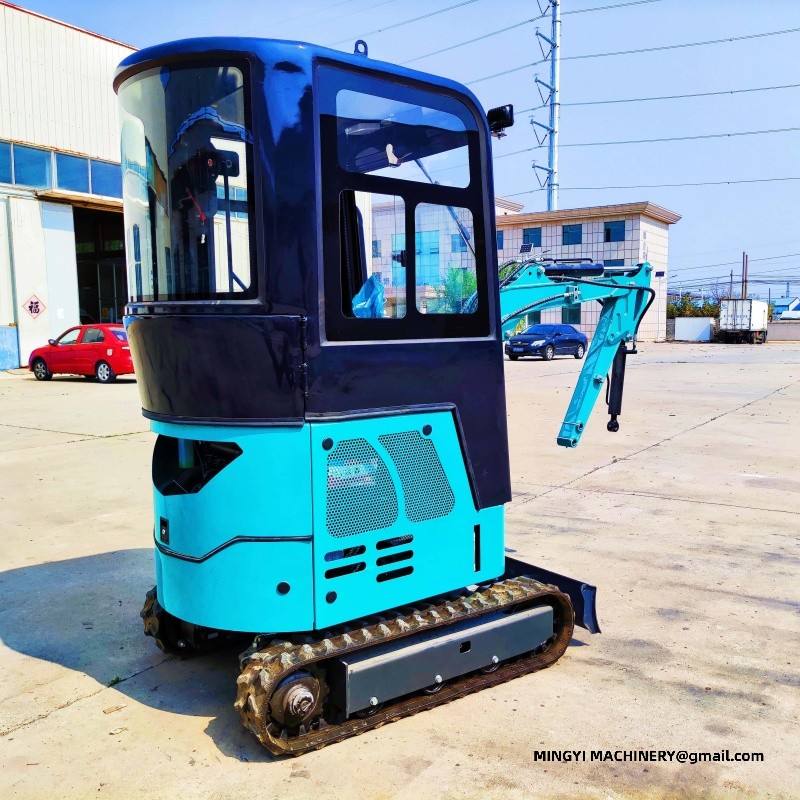 Add a fully enclosed cab to a small excavator