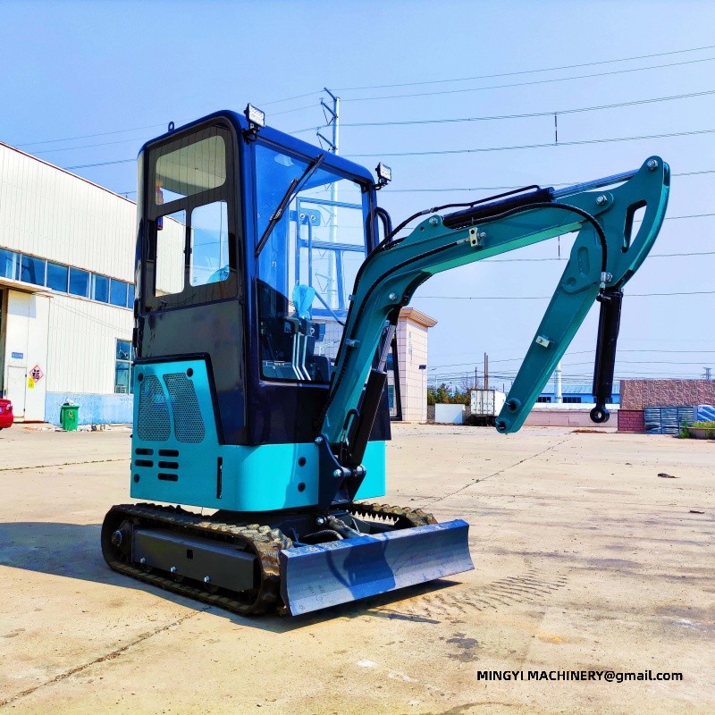 Add a fully enclosed cab to a small excavator