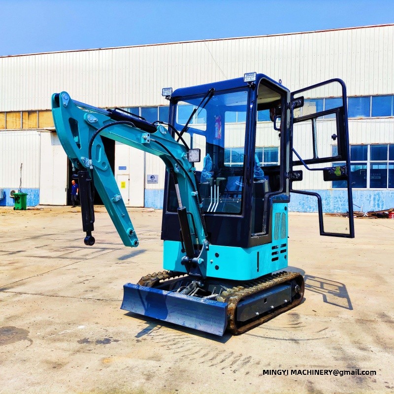 Add a fully enclosed cab to a small excavator