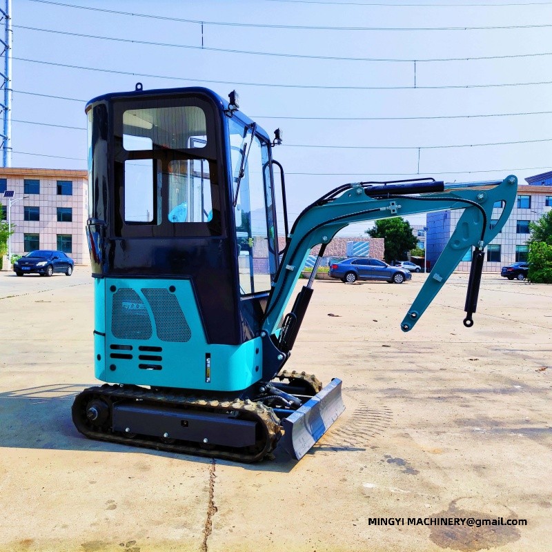 Add a fully enclosed cab to a small excavator
