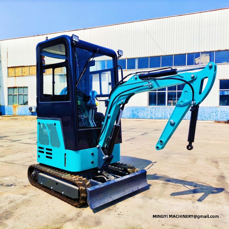 Add a fully enclosed cab to a small excavator