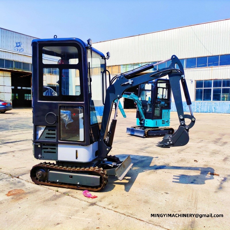 Retrofitting a mini excavator factory with a cab