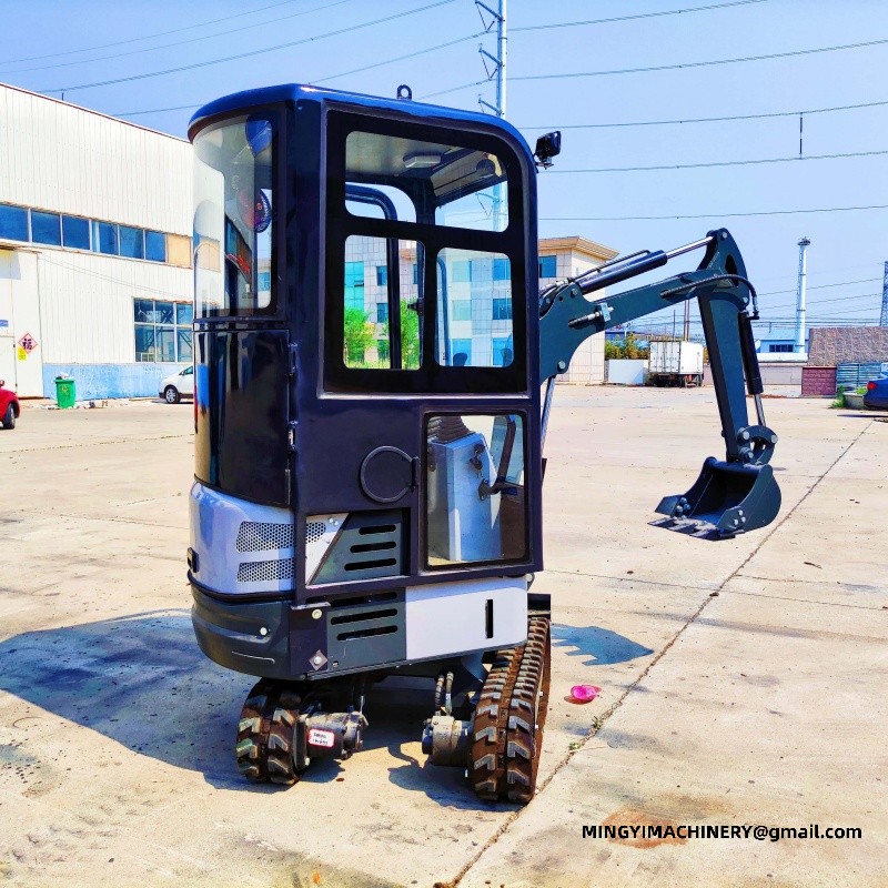 Retrofitting a mini excavator factory with a cab