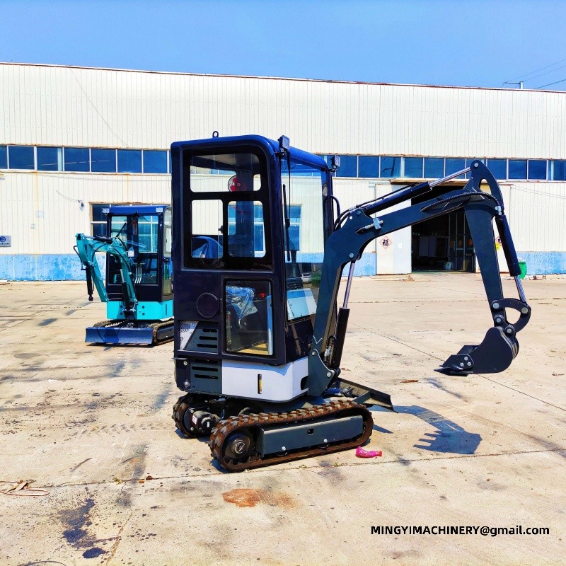 Retrofitting a mini excavator factory with a cab