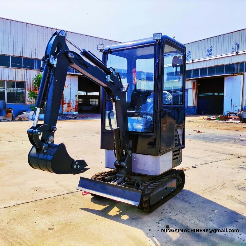 Retrofitting a mini excavator factory with a cab