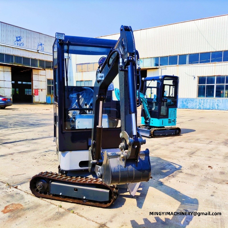 Retrofitting a mini excavator factory with a cab