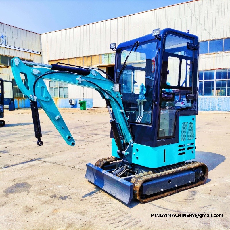 Full sealing of cab for small excavator