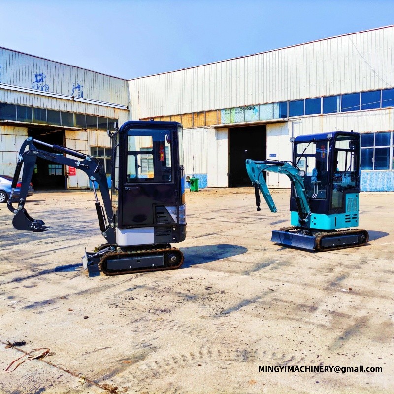Full sealing of cab for small excavator