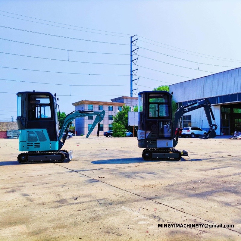 Full sealing of cab for small excavator