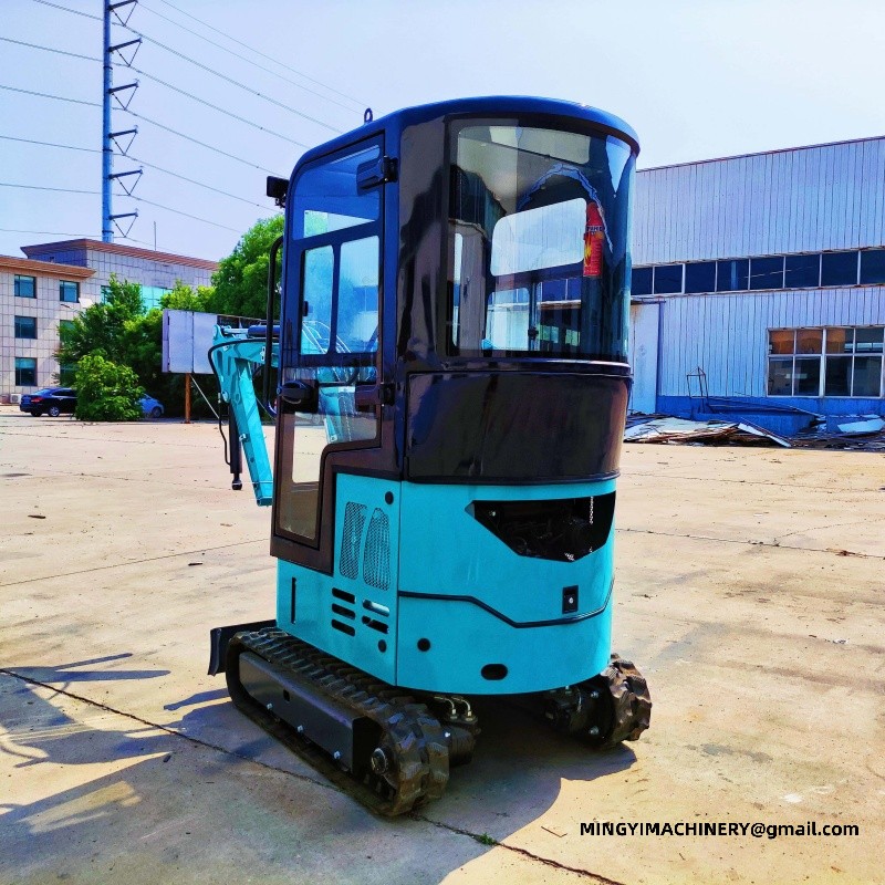 Full sealing of cab for small excavator