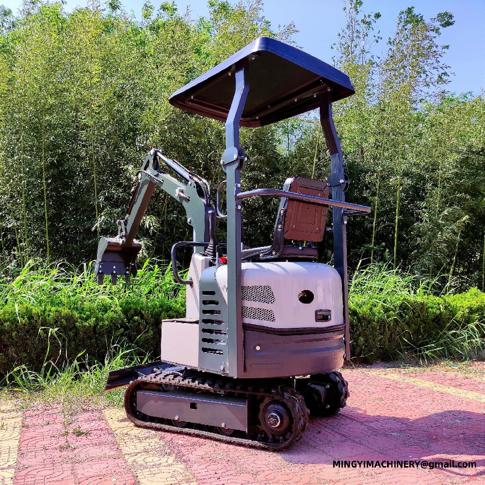 rubber track mini excavator