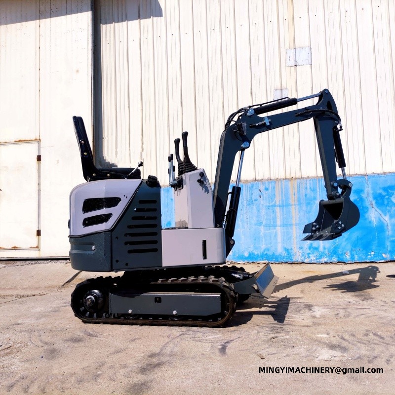 mini excavator with canopy
