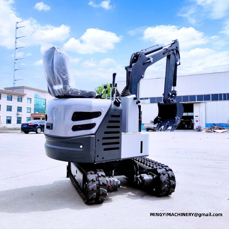 mini excavator with canopy