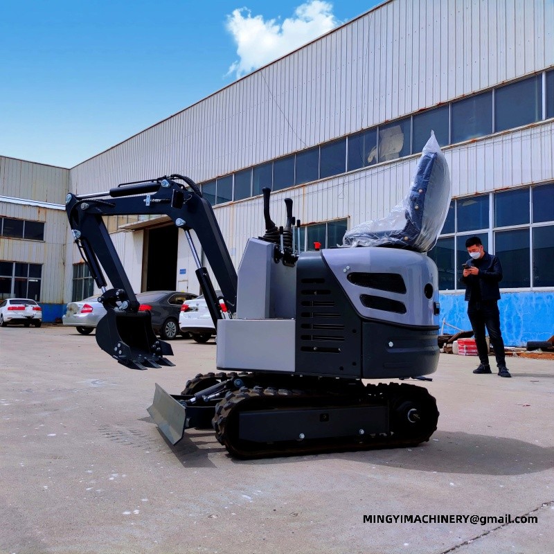 mini excavator with canopy