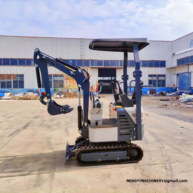 mini excavator with cabin