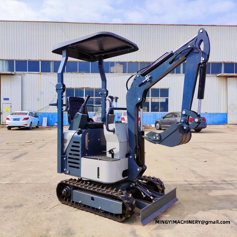 mini excavator with cabin