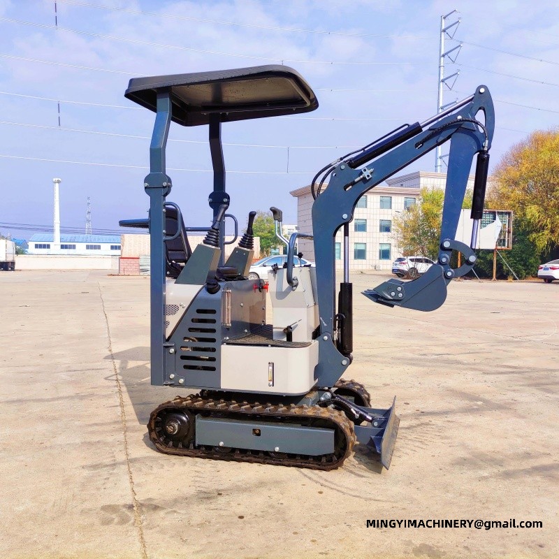 mini excavator with cabin