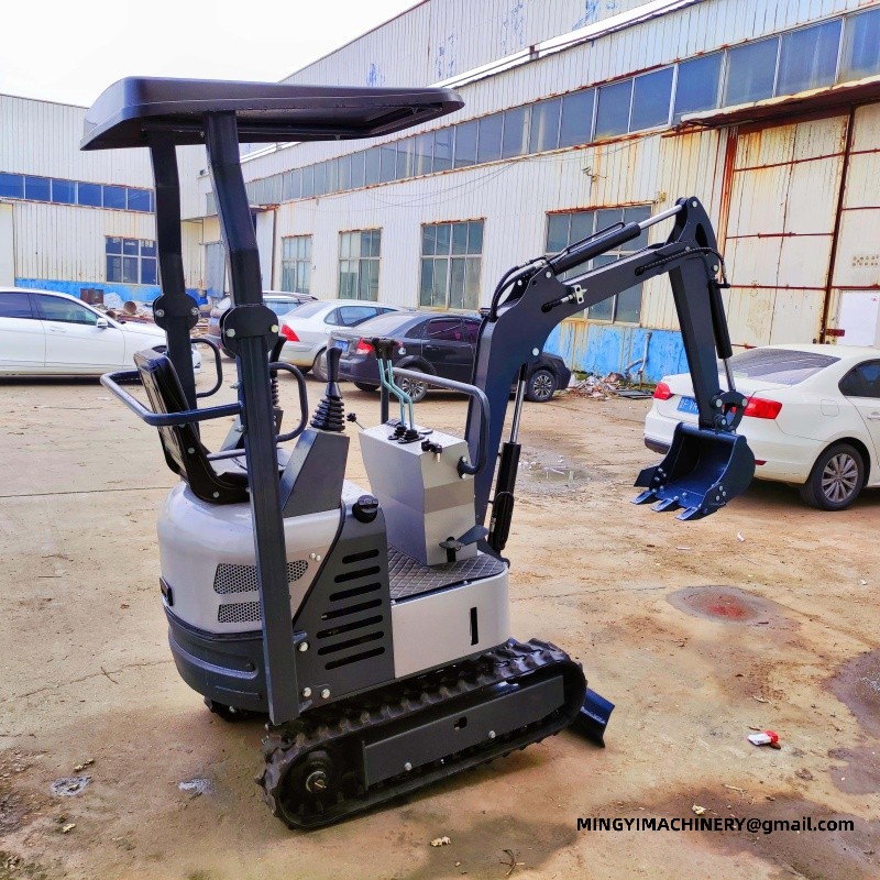 mini excavator with cabin