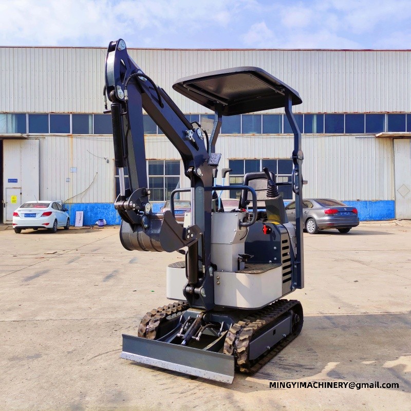 swing boom mini excavator