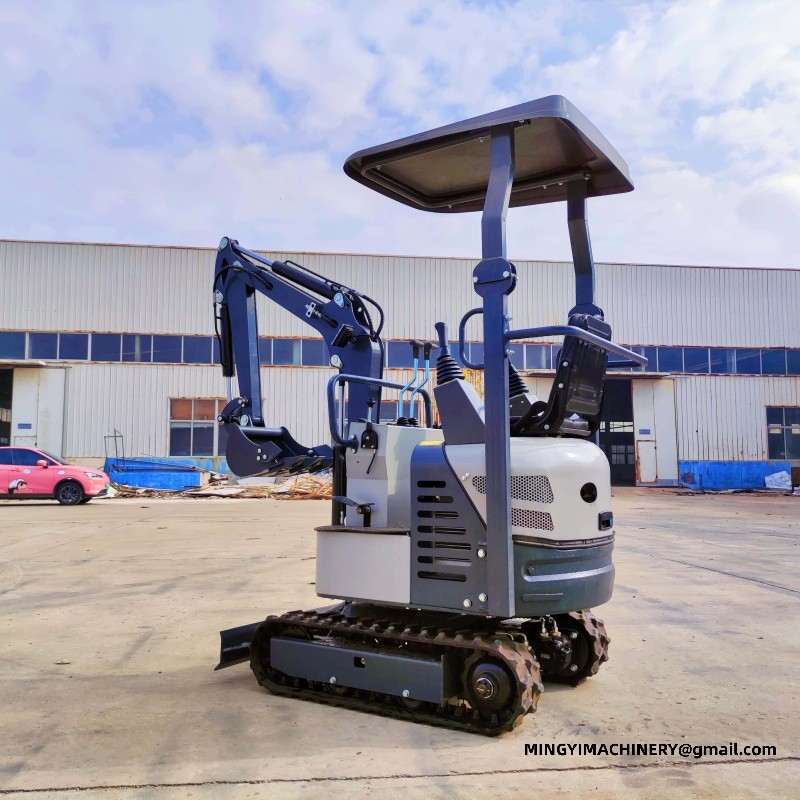 swing boom mini excavator