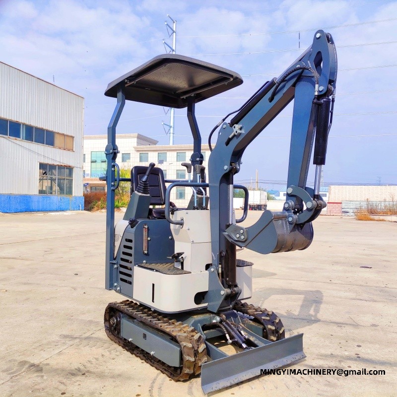 swing boom mini excavator