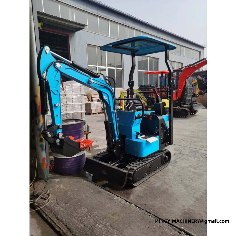 swing boom mini excavator