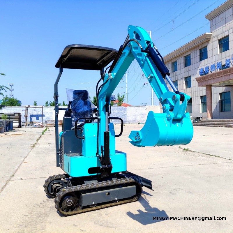 mini excavator with auger