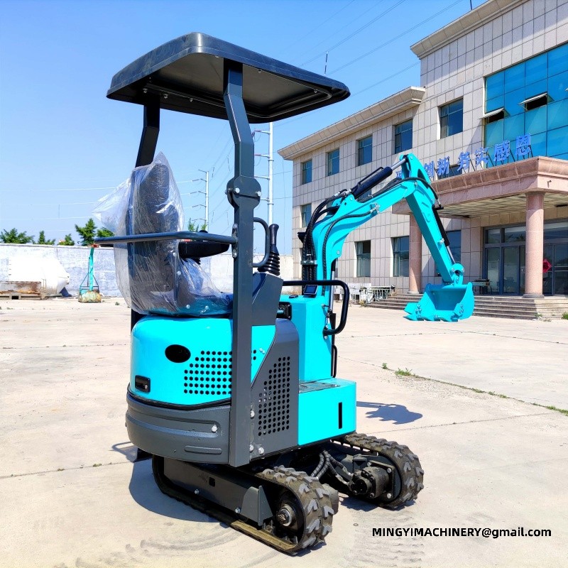 mini excavator with auger