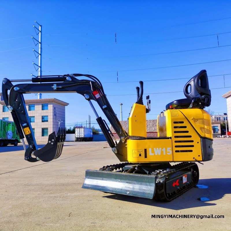 mini excavator with breaker