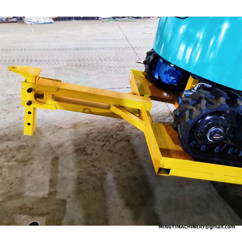 The tray transport vehicle for the mini excavator
