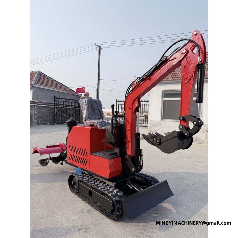 Multi-function Small-scale Digging and Plowing Machine