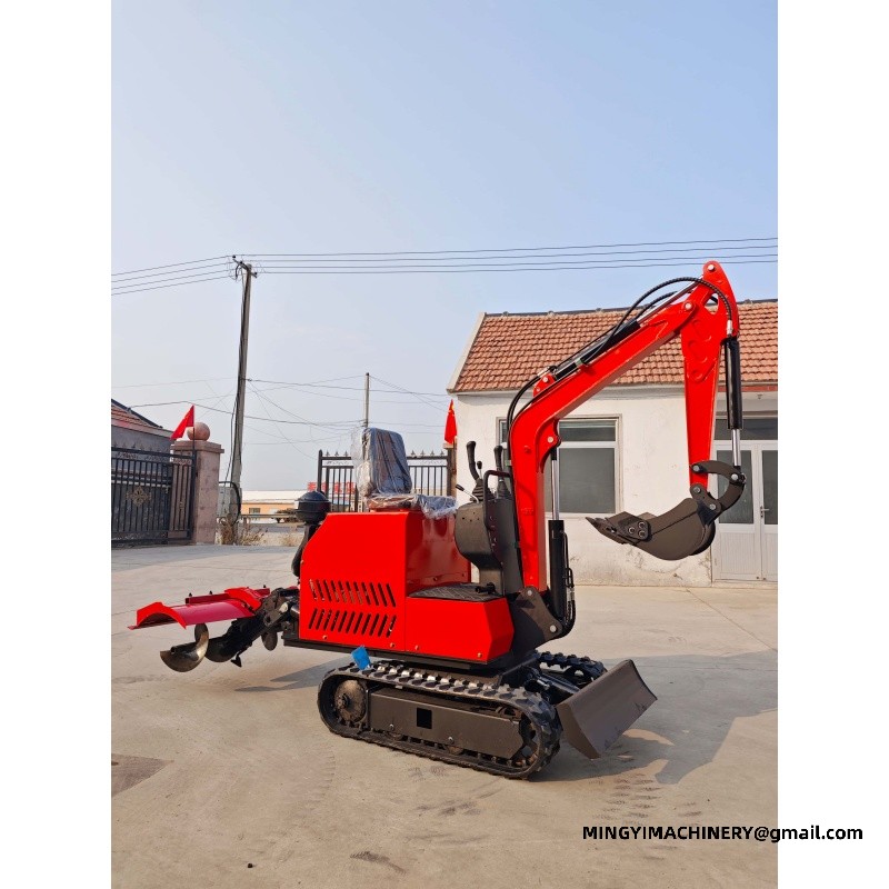 Multi-function Mini Digging and Rotary Ploughing Machine Combination