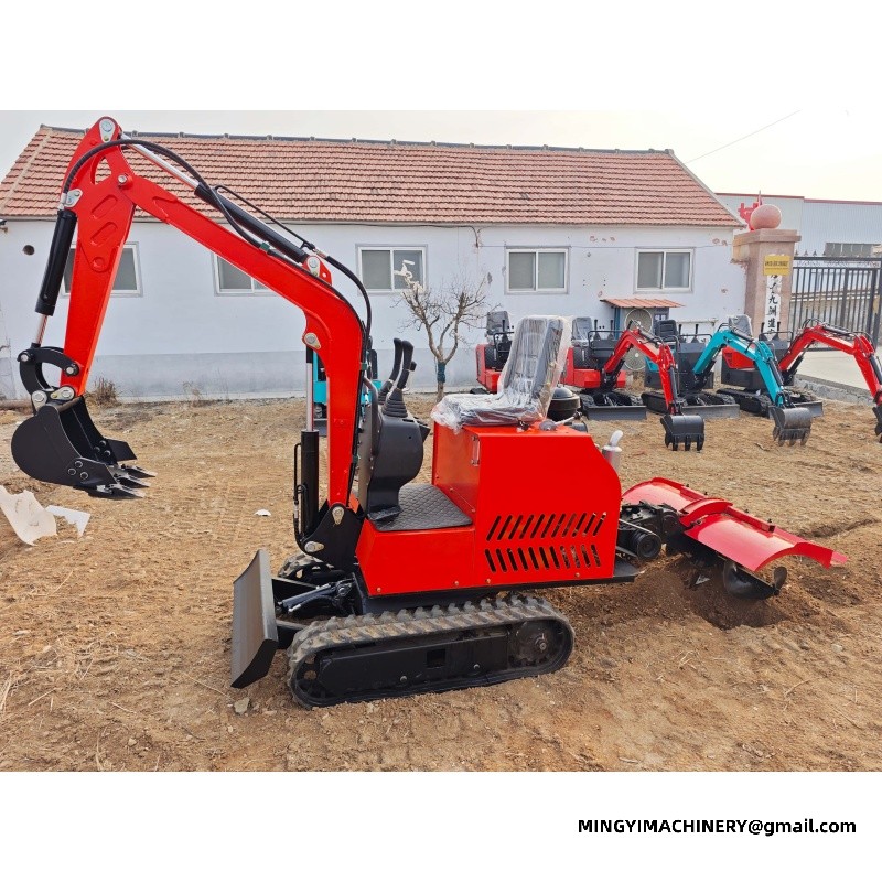 Multi-function Mini Digging and Rotary Ploughing Machine Combination