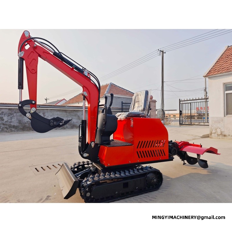 Multi-function Mini Digging and Rotary Ploughing Machine Combination