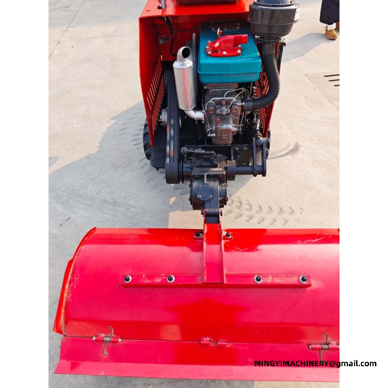 Modification of Compact Small Excavator into Rotary Plough