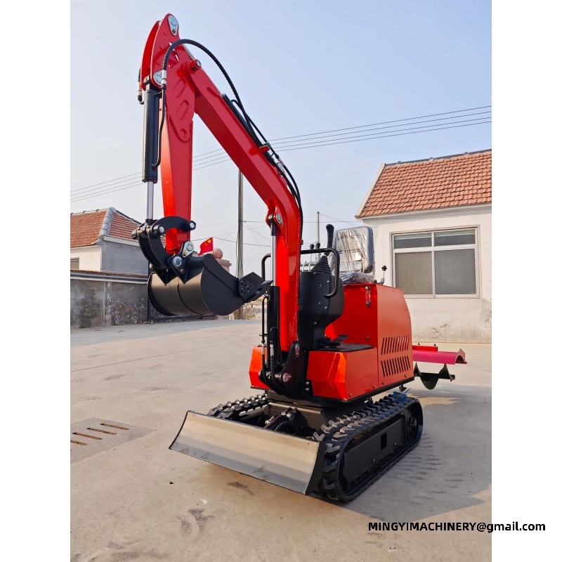 Modification of Miniature Excavator into Tractor