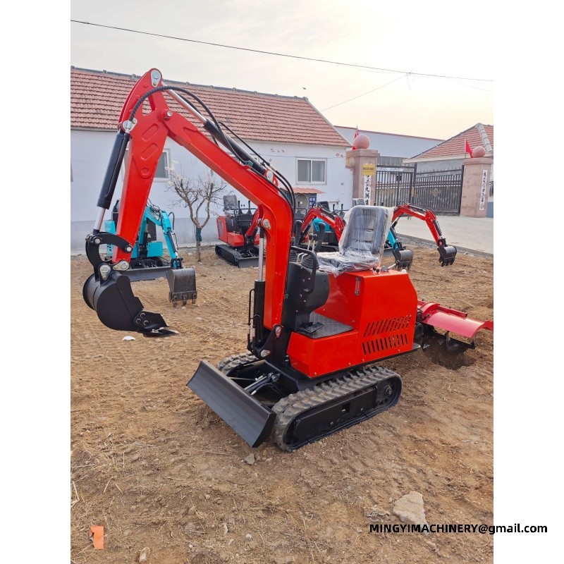 Modification of Miniature Excavator into Tractor