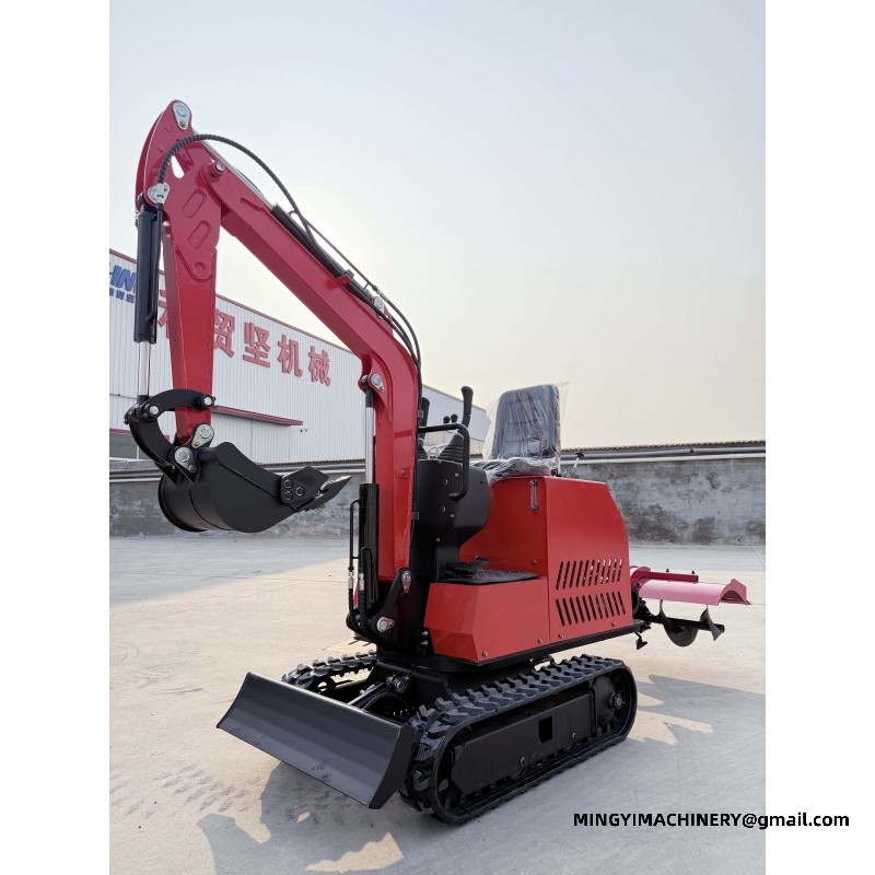 Modification of Miniature Excavator into Tractor