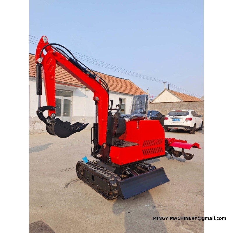 Modification of Miniature Excavator into Tractor
