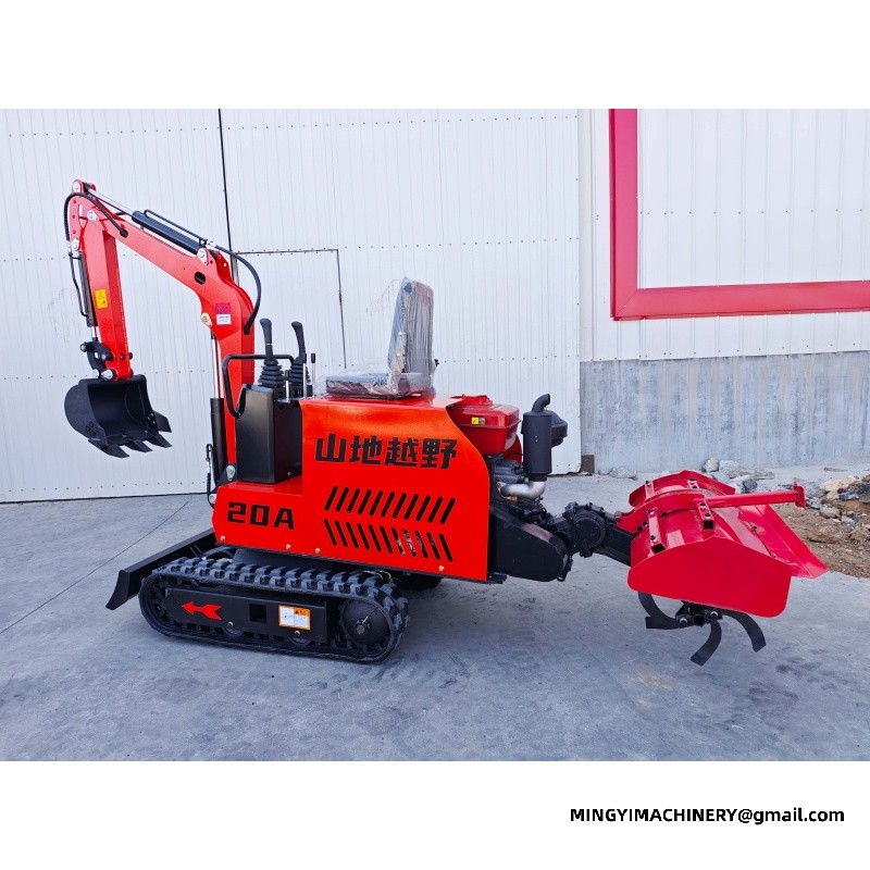 mini excavator for landscaping
