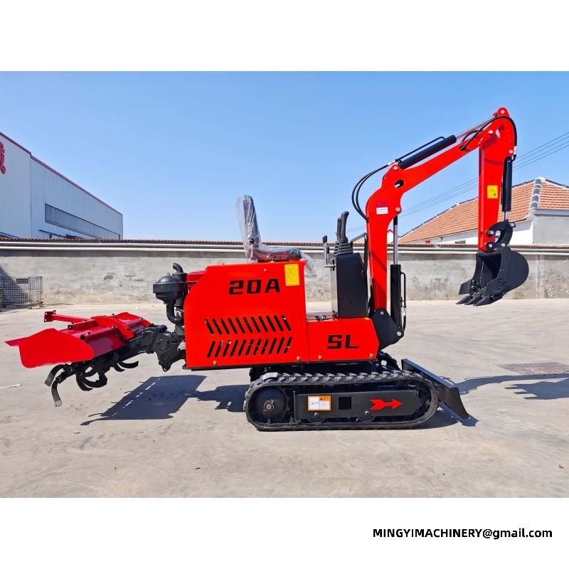 mini excavator for landscaping